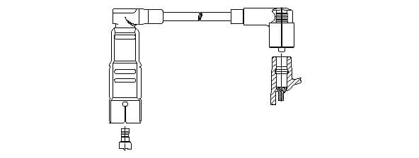 Zündleitung BREMI 201/43